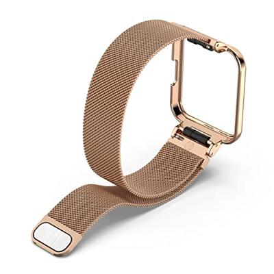Milanese bandje met case - Champagne goud - Xiaomi Redmi Watch 2 (Lite)
