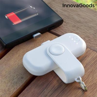 InnovaGoods InnovaGoods Magnetische Powerbank, Universeel - 1000 mAh InnovaGoods InnovaGoods Magnetische Powerbank, Universeel - 1000 mAh