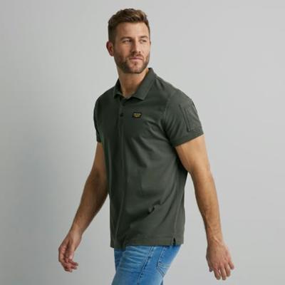 Pme Legend Short Sleeve Polo Cotton Elastan P Poloshirts 8039 - Beluga