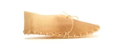 Kauwschoen groot met label - Gebr de boon