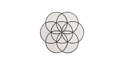 Vloerkleed Lotus - Black Vloerkleed Lotus - Black