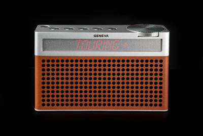 Geneva Touring / S+ oplaadbare portable hi-fi DAB+ en FM radio met Bluetooth Cognac