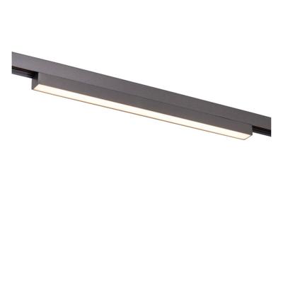 Lucide Premium LINIAL GLYX Railspot - 1-fase Railsysteem / Smart Railverlichting - Smart - 48V Track - 1xLED - Mat Zwart Chroom