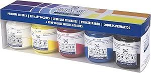 Talens gouache extra fijn set, 5x50ml flacons