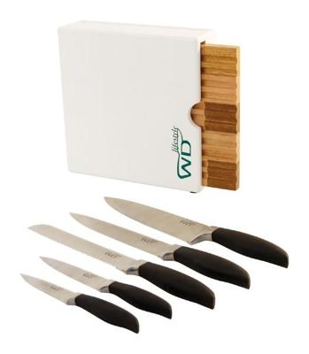 Messenblok + Snijplank incl. 5 Messen Messenblok + Snijplank incl. 5 Messen