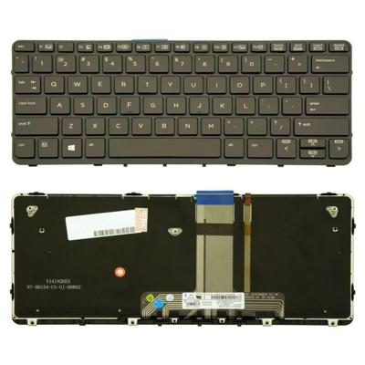 Notebook keyboard for HP Pro X2 612 G1 with frame backlit