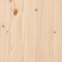 Hoofdbord 145,5x4x100 cm massief grenenhout - thumbnail