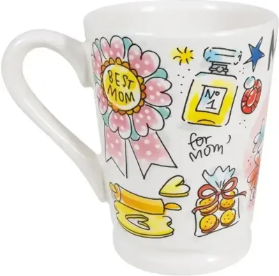 Blond Amsterdam xl mok aardewerk mama 10x12.5cm multi