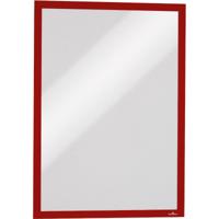 Durable Duraframe magnetisch kader, ft A3, rood, pak van 5 stuks - thumbnail