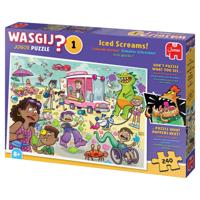 Wasgij Puzzel Junior 1 - IJskoude Kreten! 240 Stukjes - thumbnail