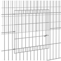 VidaXL Konijnenkooi met 5 panelen 541x109x54 cm gegalvaniseerd ijzer - thumbnail
