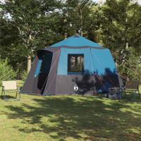 Huisje Tent met dak Blauw en Grijs 405 x 405 x 273 cm - thumbnail