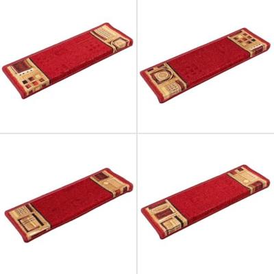 VidaXL Trapmatten zelfklevend 10 st 65x21x4 cm rood VidaXL Trapmatten zelfklevend 10 st 65x21x4 cm rood
