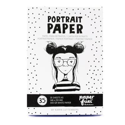 Paperfuel • portretpapier a5 35vellen wit