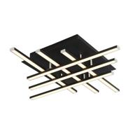 Searchlight Led plafondlampMatrix 6-lichts zwart - 696-6BK - thumbnail