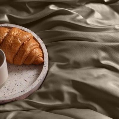 Dommelin Dommelin Laken Uni Satijn 300TC 574 Cappuccino 200x270 cm