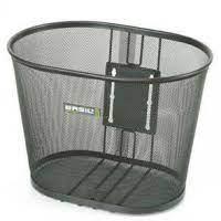 Fietsmand Basil Bilbao KF bevestiging 26 x 22 x 27 cm - nude metallic - thumbnail