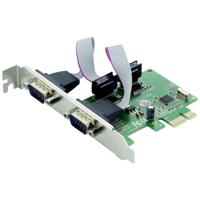 Conceptronic SRC01G 2 poorten Seriële interfacekaart PCI-Express, Serieel (9-pol.) PCIe - thumbnail