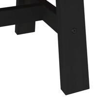 Salontafel NOAIN A-vormige poten 120x60x40 cm massief hout - thumbnail