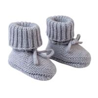 Lodger babyslofjes Merino Wol Drizzle - thumbnail