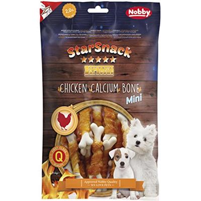 Nobby STARSNACK BBQ MINI Kip Calcium Bone 113 g, 1 Units