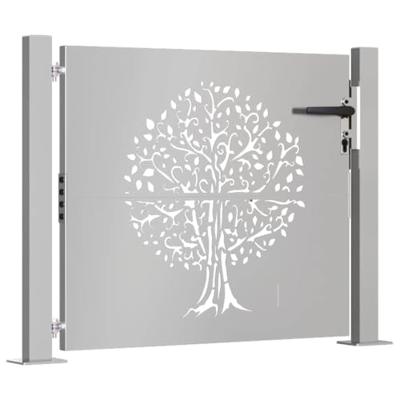 Poort 105x80 cm boomontwerp cortenstaal Poort 105x80 cm boomontwerp cortenstaal