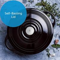 BK Bourgogne lage braadpan 28 cm jet black - thumbnail