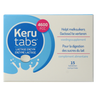Kerutabs Lactase enzym 4600 FCC 15 Tabletten - thumbnail
