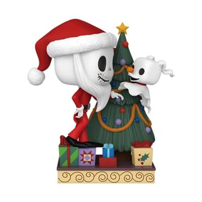 The Nightmare Before Christmas 30th Anniversary Funko Pop Deluxe Vinyl: Jack and Zero With Tree The Nightmare Before Christmas 30th Anniversary Funko Pop Deluxe Vinyl: Jack and Zero With Tree