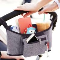 Skip Hop Organizer voor kinderwagen grijs - thumbnail