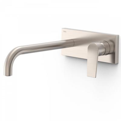 Wastafelmengkraan Inbouw Tres Project Gebogen Uitloop 24 cm RVS Wastafelmengkraan Inbouw Tres Project Gebogen Uitloop 24 cm RVS