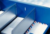 Leitz tussenschot voor Sorty brievenbak, transparant, pak van 2 stuks - thumbnail