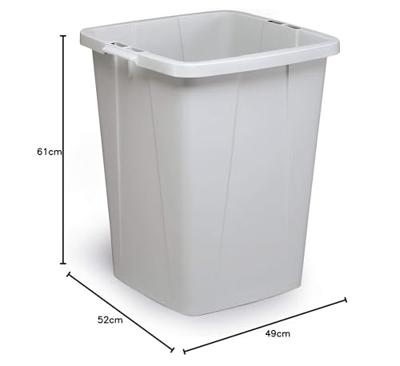 Durable afvalbak Durabin 90 liter, zwart