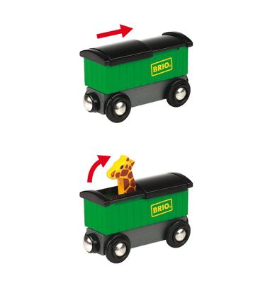 BRIO World Trein met safari dieren