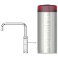 Quooker Classic Fusion Square Keukenkraan Set - Kokend Warm- en Koud Water - Chroom - Inclusief COMBI Reservoir - thumbnail