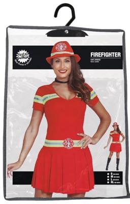 Sexy brandweer kostuum vrouw