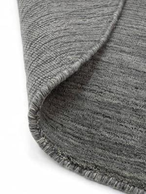 MOMO Rugs - Vloerkleed Panorama Uni Rond Dark Grey - 150 rond MOMO Rugs - Vloerkleed Panorama Uni Rond Dark Grey - 150 rond