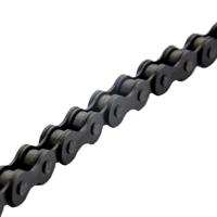 Simson fietsketting normaal basic - 112 schakels, 1/2"x1/8", voor stadsfietsen zonder versnelling en met naafversnelling - zwart - thumbnail