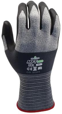 Showa Allround handschoen - 381 - microporeuze nitril gecoat - grijs - maat M