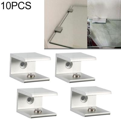 10 STKS single hole aluminiumlegering glas bevestigings clip S 16mm