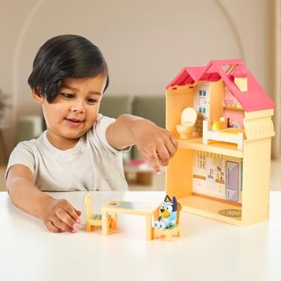 Moose Toys Bluey mini speelhuis met meubels en speelfiguur Moose Toys Bluey mini speelhuis met meubels en speelfiguur