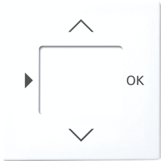 Busch-Jaeger 2CKA006430A0402 Jaloezie-schakelaar, Jaloezie-schakelaar/-knop Afdekking Busch-balance SI Zuiver wit (RAL 9010), Wit 1 stuk(s)