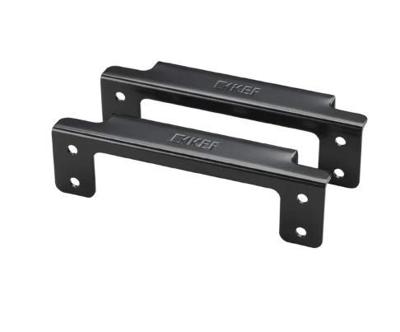 KEF B2 Wandhouder, zwart, paar, voor Q150 en Q350, van aluminium, eenvoudige montage, stabiele houder