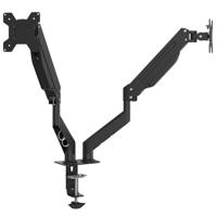 VidaXL Monitorbeugels 27 inch scherm gasveer 20 kg - thumbnail