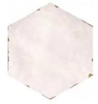 Vloer-/wandtegel hexagon Velsa Capri 16x14cm vintage roze satijnglans gerectificeerd