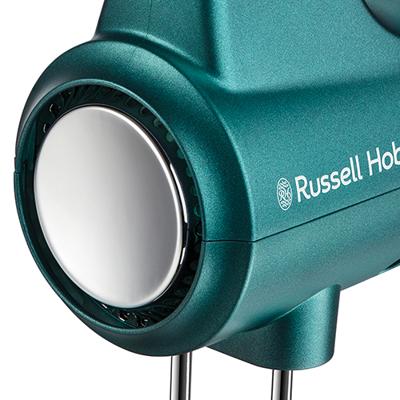 Russell Hobbs 25891-56 Wervelmixer, 5 snelheden, Turbofunctie, 1 paar Propeller, Kneder, Whisk Mixers - Turquoise
