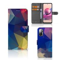 Xiaomi Redmi Note 10/10T 5G | Poco M3 Pro | Book Case | Polygon Dark | Portemonnee hoesje - thumbnail