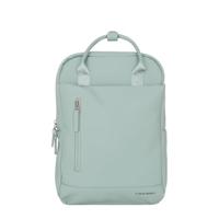 New Rebels Harper Miami Rugzak 9L Waterafstotende Laptop Rugtas 13 inch Schooltas en Werktas van PU Comfortabel Salie Green - thumbnail