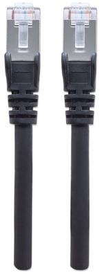 Intellinet 735940 RJ45 Netwerkkabel, patchkabel CAT 6 S/FTP 20.00 m Zwart Vergulde steekcontacten 1 stuk(s)