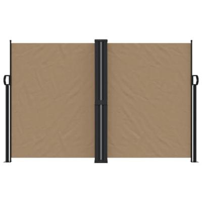 VidaXL Windscherm uittrekbaar 160x1000 cm taupe